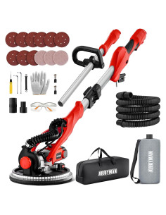 Lijadora de Paneles de Yeso Alloyman 1050W 7 Velocidades LED