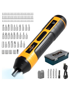 Juego de destornilladores eléctricos Darkboom 105 en 1 con LED