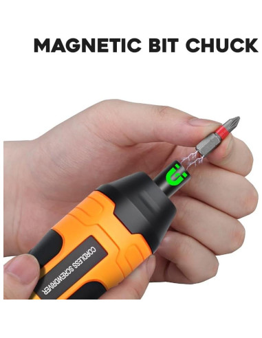 Juego de destornilladores eléctricos Darkboom 105 en 1 con LED