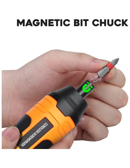 Juego de destornilladores eléctricos Darkboom 105 en 1 con LED