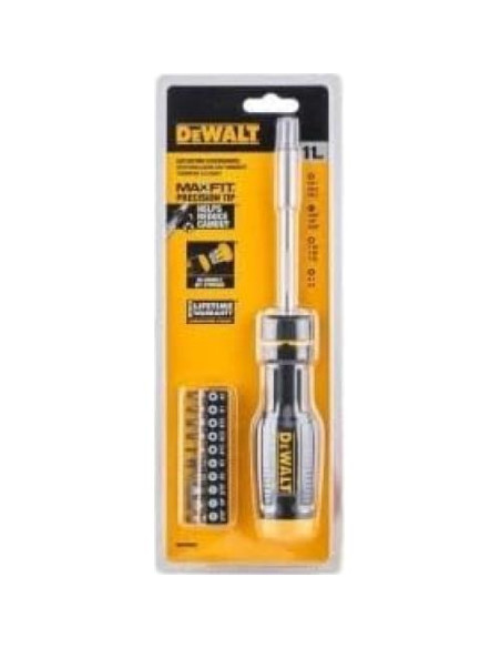 Destornillador de Trinquete DEWALT Maxfit 11 Piezas