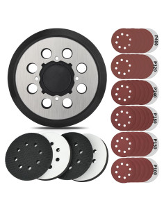 Almohadilla de Lijadora Orbital DeWalt 5" con 36 Discos