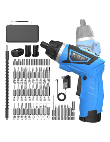Destornillador Eléctrico Inalámbrico MXMZHXU 8V 10Nm 47 Piezas