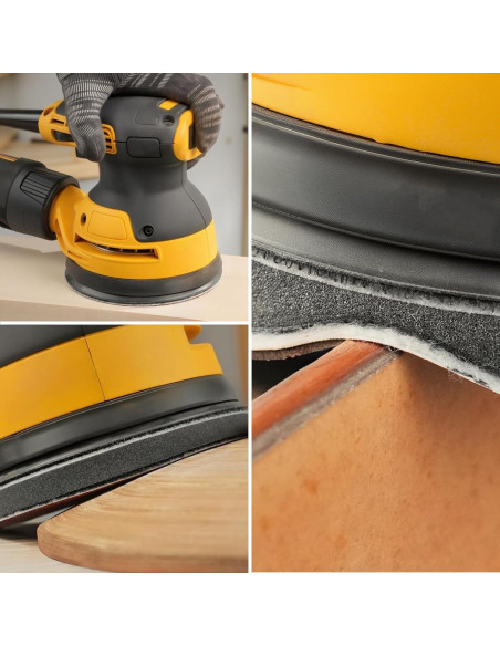 Almohadilla de Lijadora Orbital DeWalt 5" con 36 Discos