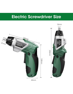 Destornillador eléctrico inalámbrico MYMULIKE 3.6V 49 accesorios 2
