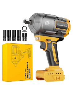 Llave de impacto inalámbrica 1/2" Labfintom 20V 1200N.m