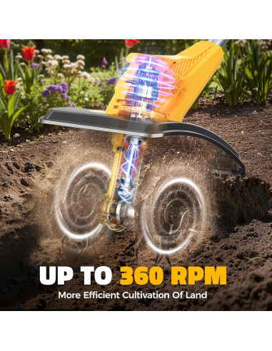 Cultivador Inalámbrico MtiolHig Dewalt 20V 500W 22.86cm