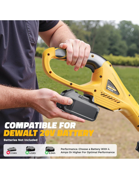 Cultivador Inalámbrico MtiolHig Dewalt 20V 500W 22.86cm