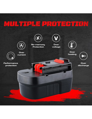 Batería Ni-MH 2P 4800mAh HPB14 para Black and Decker 14.4V