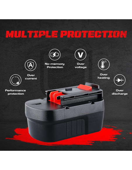 Batería Ni-MH 2P 4800mAh HPB14 para Black and Decker 14.4V