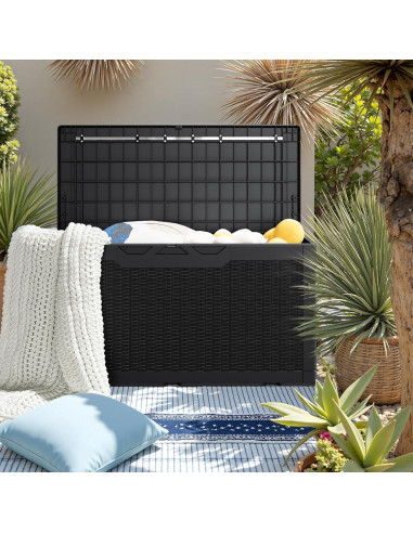 Caja de Almacenamiento JUMMICO 378.5L Impermeable Negra