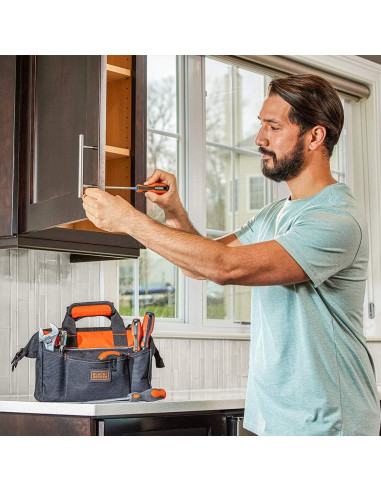 Bolsa de Herramientas Black+Decker 30.5 cm Resistente al Agua