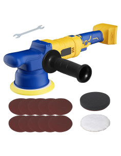 Pulidor de Coche Inalámbrico MaxMore 20V 5000RPM 6 Velocidades