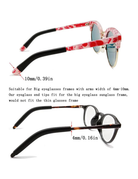 Puntas de Silicona para Gafas KECHIO - Antideslizantes