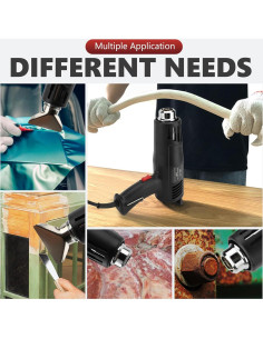 Pistola de Calor 1200W HISUEKIG Control Temperatura 150-550C 2