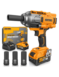 Llave de Impacto Inalámbrica ALLOYPOWER 2000N.m 3 Modos