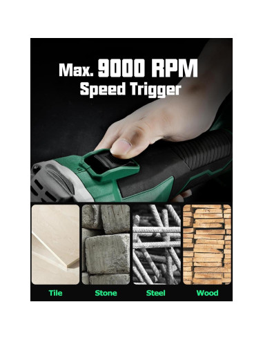 Amoladora Angular Inalámbrica KIMO 20V 11.43 cm 9000RPM