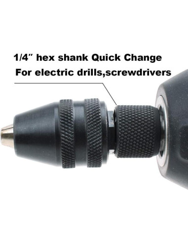 Adaptador Mandril Sin Llave 1/4" AUTOTOOLHOME para Destornillador