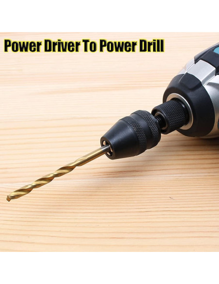 Adaptador Mandril Sin Llave 1/4" AUTOTOOLHOME para Destornillador