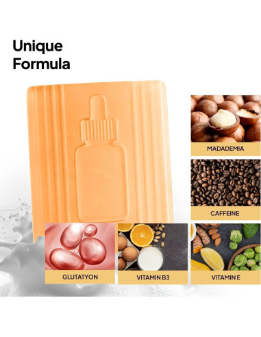 Barra de Limpieza Energizante Wake Up Inova 50g con Cafeína