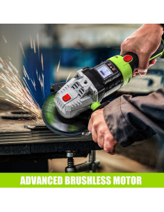 Amoladora Angular Inalámbrica FASTPRO 20V 4.0 Ah con Discos 2