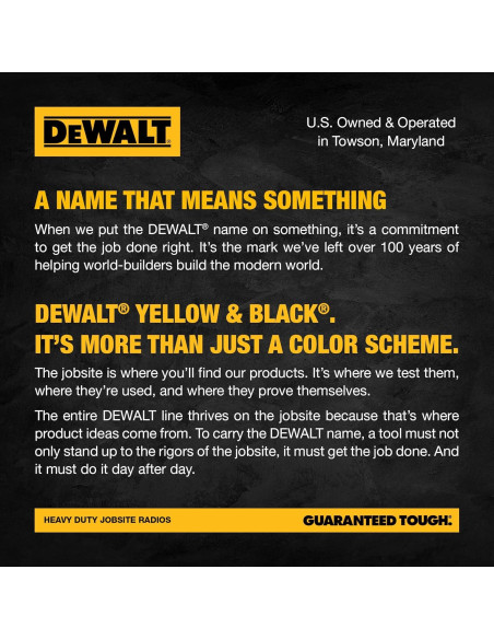 Walkie Talkies DEWALT DXFRS300 1W Impermeables 4 Unidades