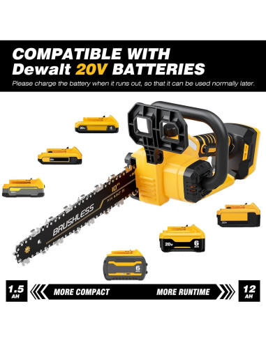 Sierra de Poste 2 EN 1 LOASCOTY 10" Inalámbrica 20V MAX