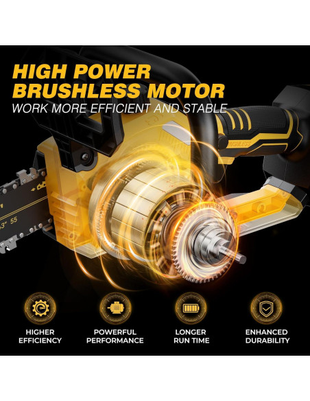 Sierra de Poste 2 EN 1 LOASCOTY 10" Inalámbrica 20V MAX