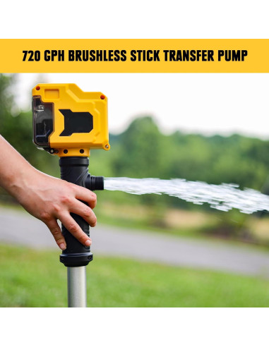 Bomba de Agua Inalámbrica Danero 20V con Varilla 720 GPH