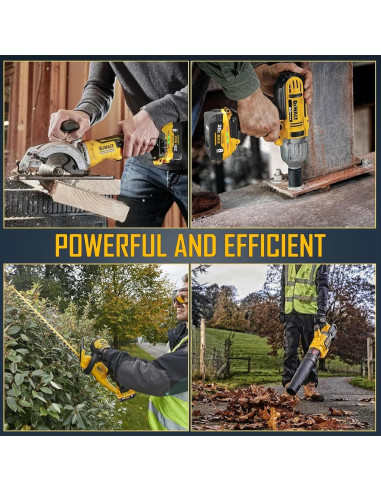 Paquete de 2 Baterías de Litio 8000mAh 20V Dewalt DCB201