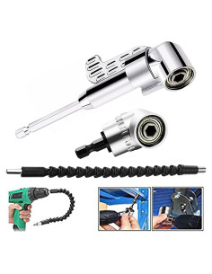 Extensión de ángulo recto 105 Sagsro 1/4" 295mm acero inoxidable