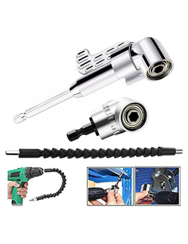 Extensión de ángulo recto 105 Sagsro 1/4" 295mm acero inoxidable