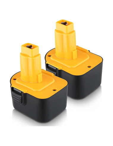 2 Baterías 4.8Ah 12V Ni-Mh Reemplazo DeWalt DC9071