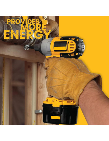 2 Baterías 4.8Ah 12V Ni-Mh Reemplazo DeWalt DC9071