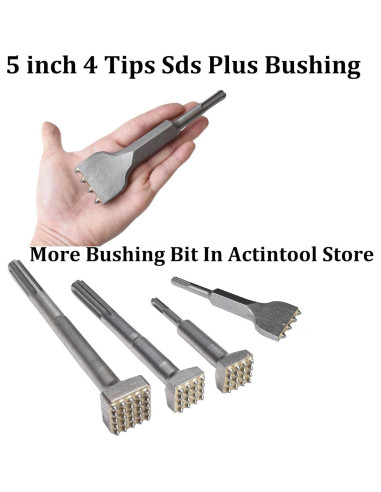 Herramienta de Raspado de Mortero SDS Plus ACTINTOOL 15.5 cm