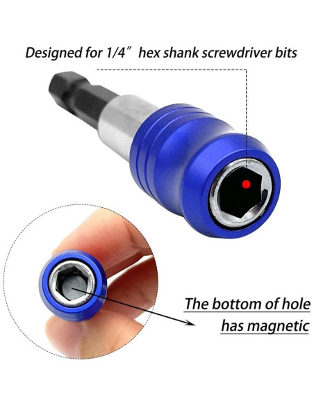 Adaptador de Portabits Hexagonal Saipe 3 Piezas 60-150 mm