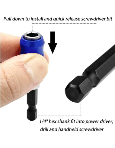 Adaptador de Portabits Hexagonal Saipe 3 Piezas 60-150 mm