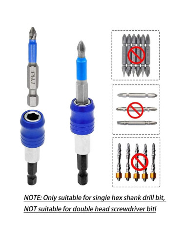 Adaptador de Portabits Hexagonal Saipe 3 Piezas 60-150 mm