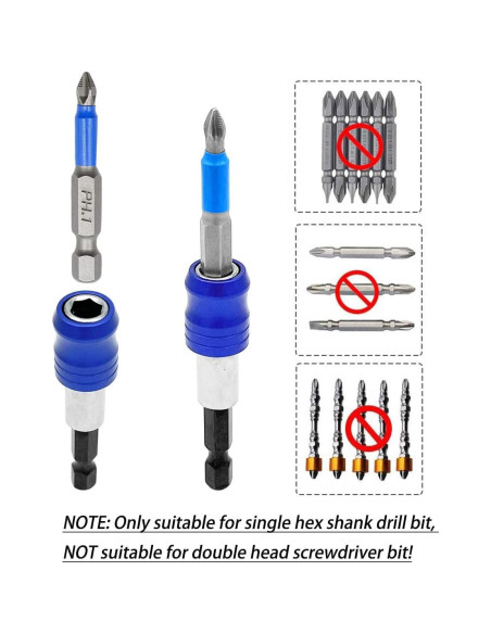 Adaptador de Portabits Hexagonal Saipe 3 Piezas 60-150 mm