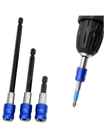 Adaptador de Portabits Hexagonal Saipe 3 Piezas 60-150 mm