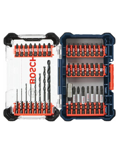 Conjunto de Estuche Personalizado Bosch DDMSD40 con Puntas Driven