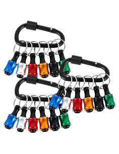 Soporte de Bits de Taladro 1/4" QUHUAMAO con Carabinero