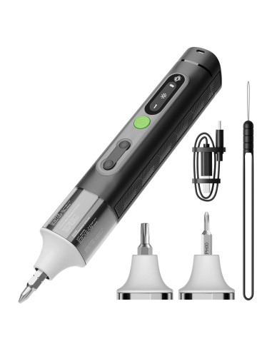 Destornillador Eléctrico Inalámbrico STREBITO 3.7V Recargable