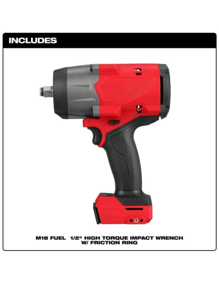 Destornillador de Impacto Genérico 2967-20 18V 1/2" Alto Par Destornillador de Impacto Genérico 2967-20 18V 1/2" Alto Par