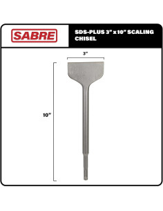 Cincel de raspado SDS Plus Sabre Tools 3 cm x 25 cm 2