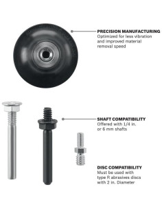 Almohadilla de Respaldo Bosch GWG050 5.08 cm para Amoladora 2