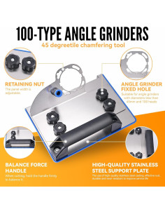 Soporte de Biselado para Amoladora Angular XCWHDG 45 2