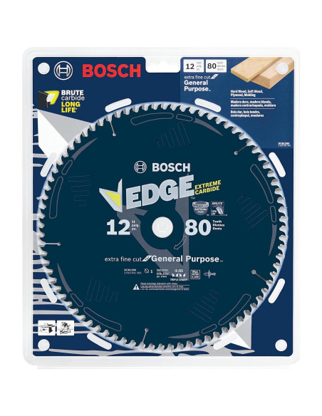 Hoja de Sierra Circular Bosch DCB1280 30.48 cm 80 Dientes Acabado Fino