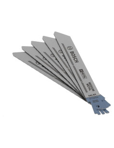 Cuchillas de Sierra Recíproca Bosch RM618 para Metal - Paquete de 5