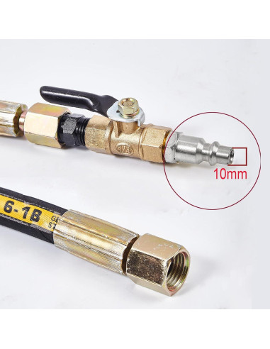 Kit Extractor de Inyectores Neumático Rolfutool 21 Piezas 10mm